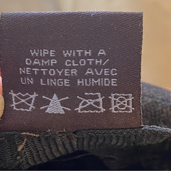 Fedora wool blend hat hatband corduroy wool s/m menswear men Black gray grey - Picture 9 of 9